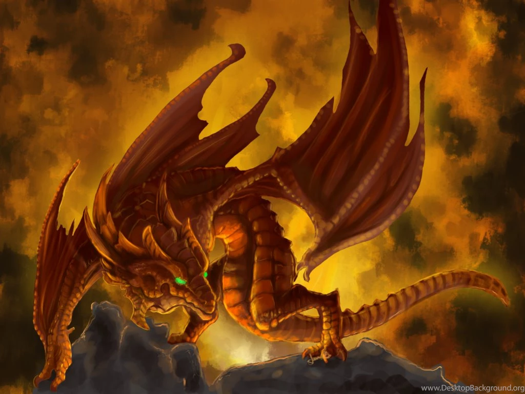 Cartoon Picture: Fire Dragon Wallpapers