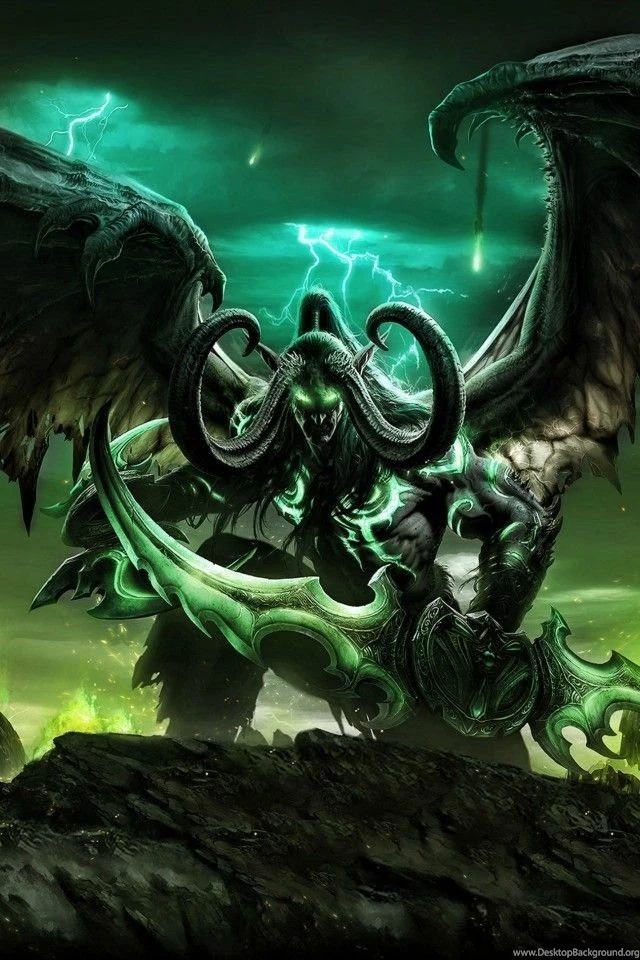 Download Wallpapers Wow, World Of Warcraft Legion, Illidan ...