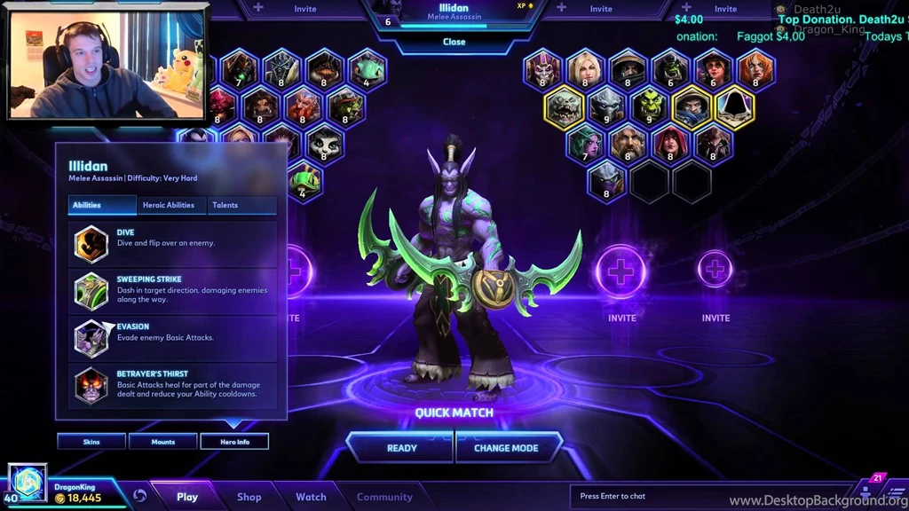 HotS FULL Hero Review: ILLIDAN STORMRAGE   YouTube
