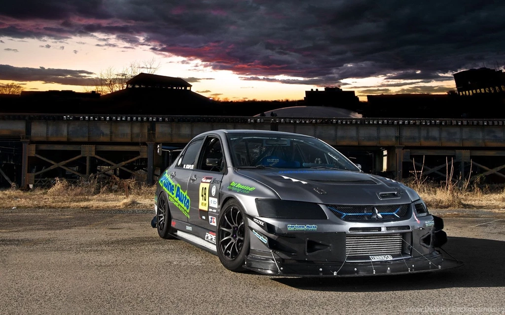 Clouds Cars Mitsubishi Outdoors Roads Overcast Tuning Mitsubishi ...