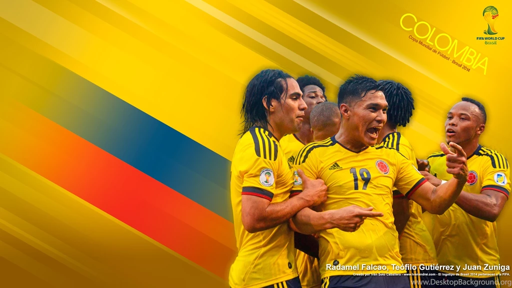Wallpaper colombia brasil 2014