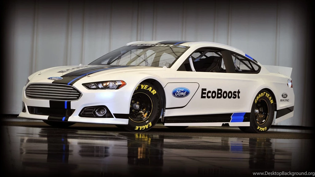 White Ford Fusion Nascar Wallpapers GS5