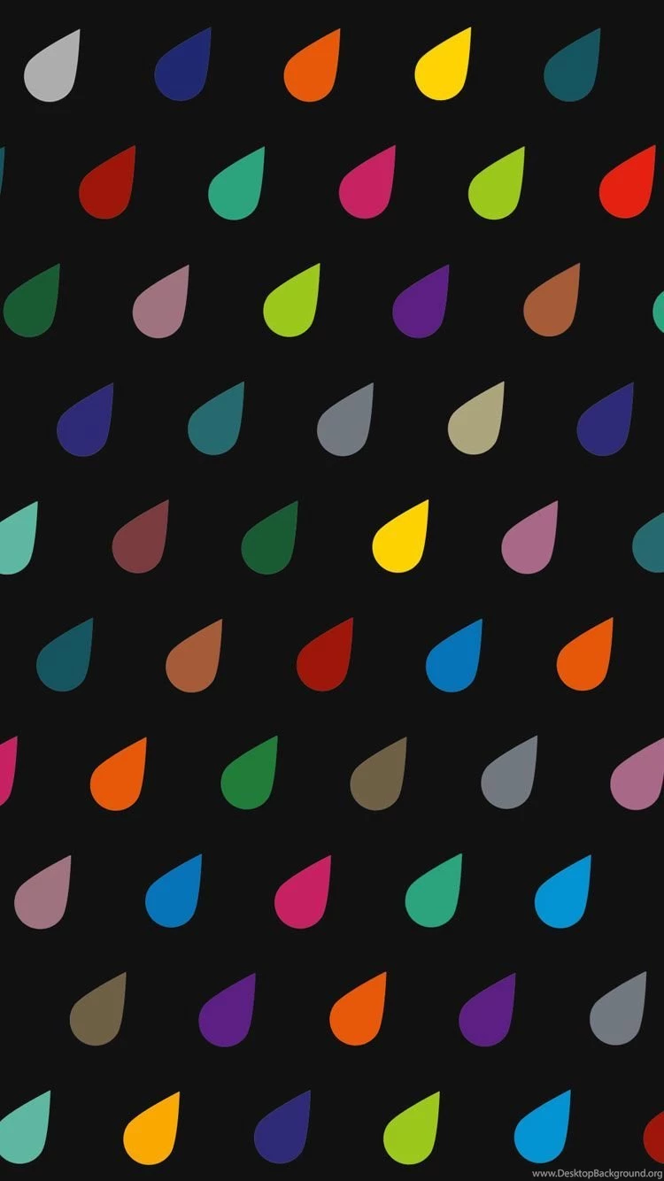 Colorful raining drops iphone 6 wallpaper HD.jpg