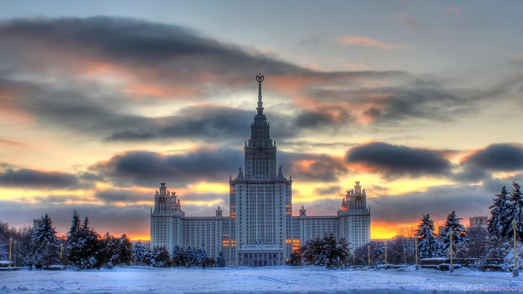Government Building In Old Soviet Union Hdr Wallpapers