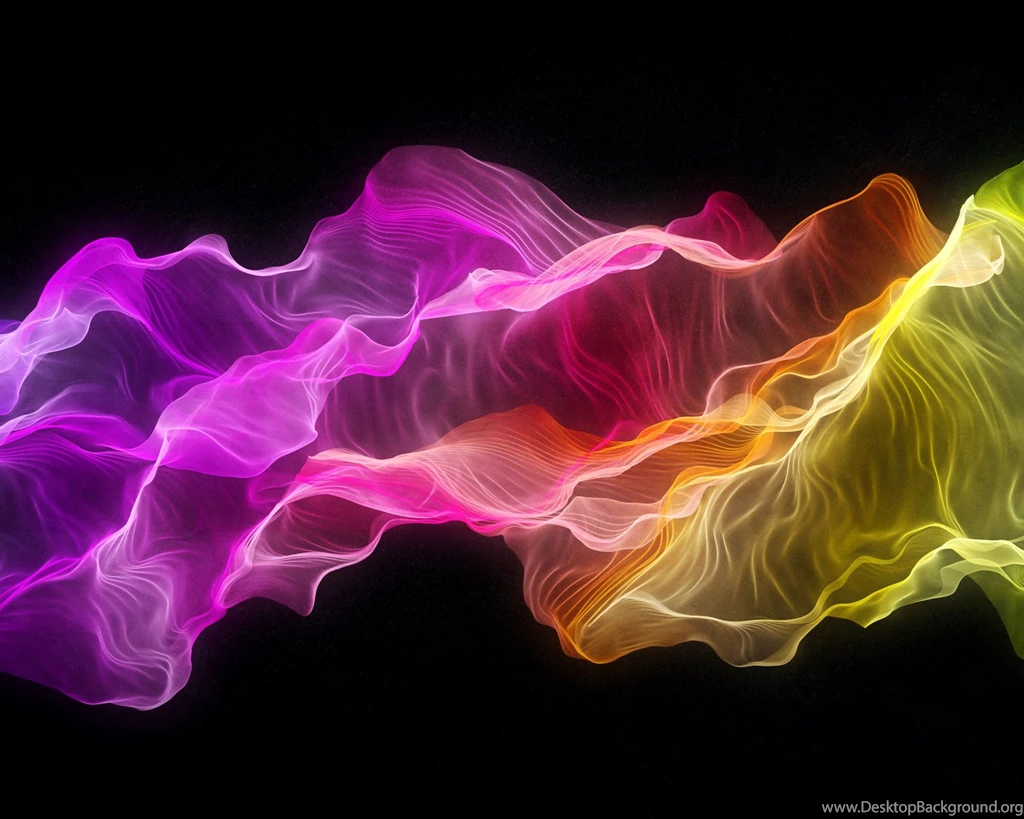 Wallpapers Silk, Multicolored, Neon