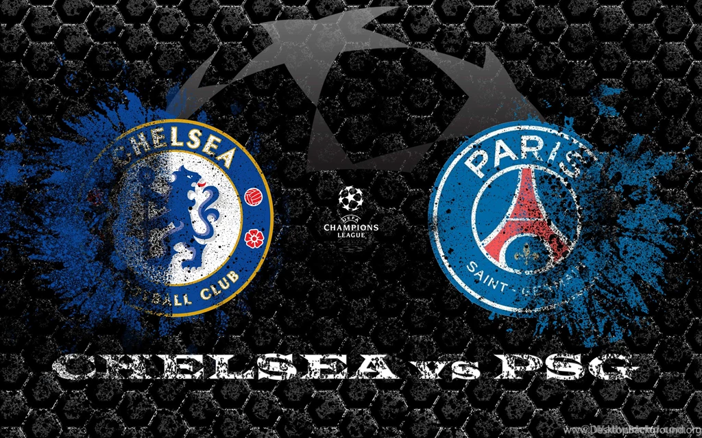 UCL 2014 Chelsea FC vs PSG Artwork Wallpaper.jpg