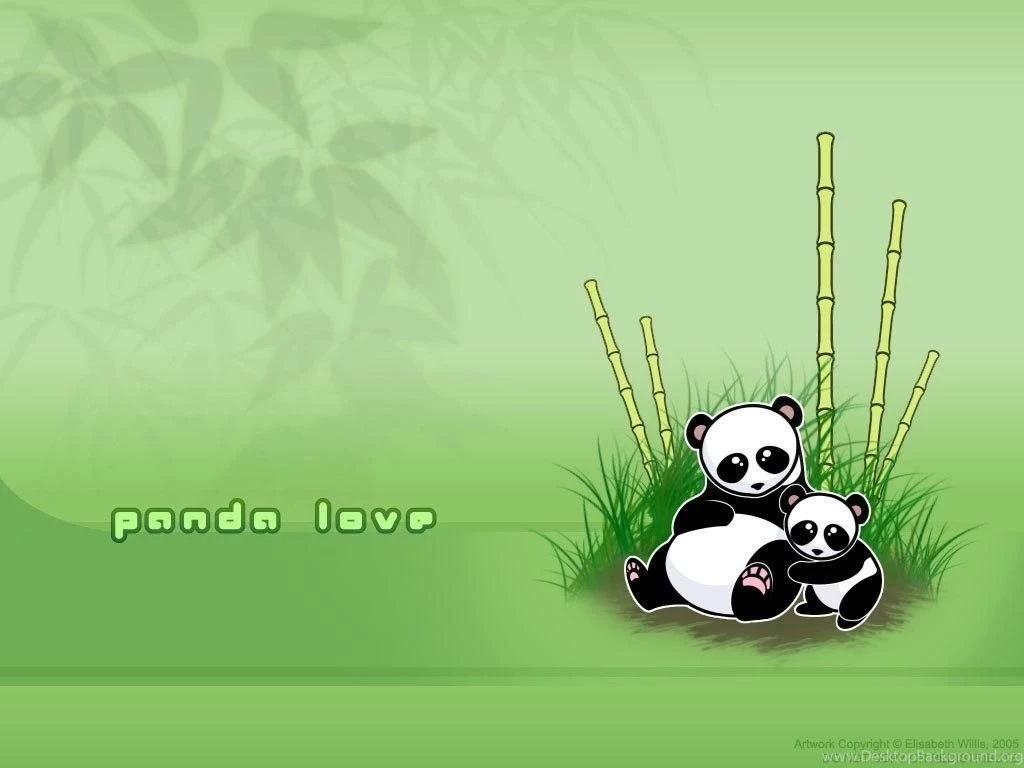 Panda Love Art Funny Hd Wallpapers (