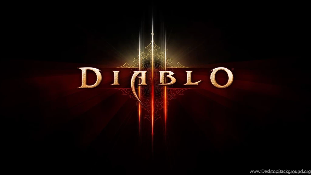 Download 1600x900 Diablo 3 HD Logo Wallpapers