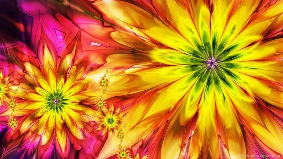 Bright, Flowers, Colorful, Abstraction Wallpaper, Backgrounds 22733