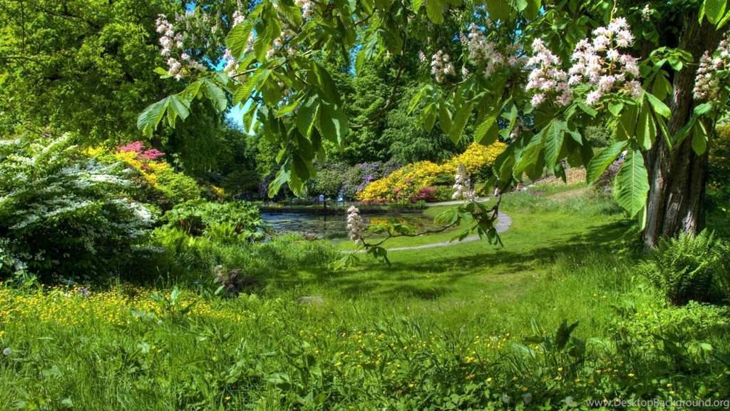 Spring Garden Desktop Wallpapers ~ Toptenpack.com