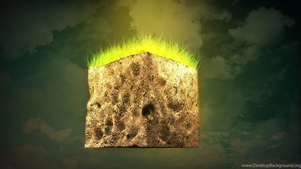 Download Wallpapers 1920x1080 Minecraft, Earth, Grass, Sky, Clouds ...