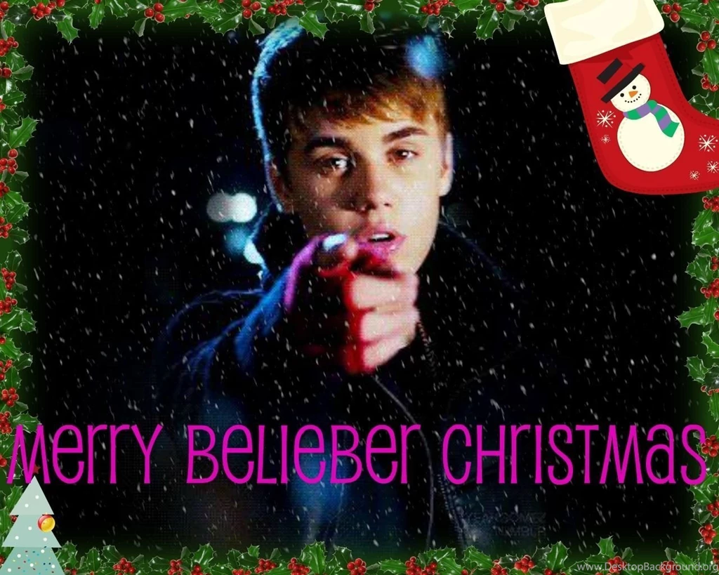 X Mas JB Justin Bieber Wallpapers (26158773) Fanpop
