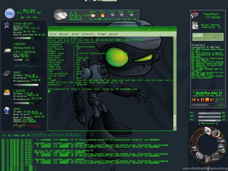 Creative And Unigue Linux Desktop Wallpapers Stunning : Science ...