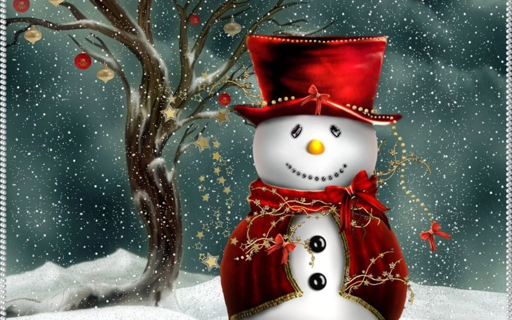 Cute Snowman Merry Christmas Wallpapers Picture