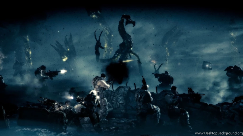 Widescreen, Background, Fight, Gears (