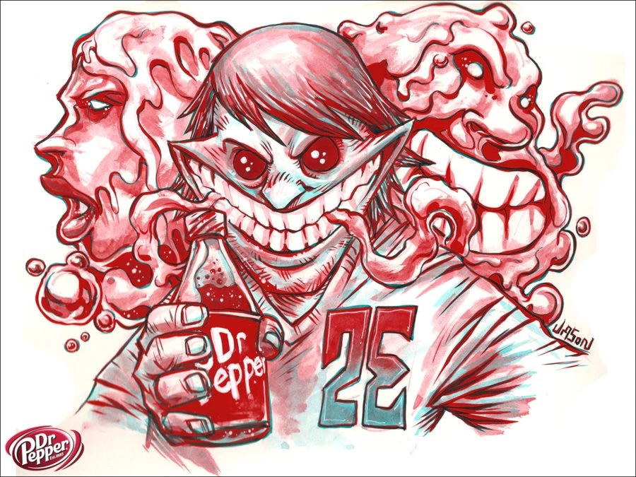 Dr.Pepper RED BLUEs By Mayonnaiseandbread On DeviantArt
