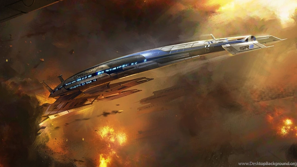 Download 1920x1080 Mass Effect Normandy In Battle Wallpapers