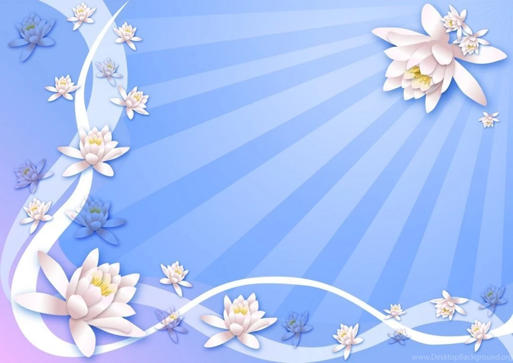 Free Pastel Flowers Backgrounds For PowerPoint Flower PPT Templates