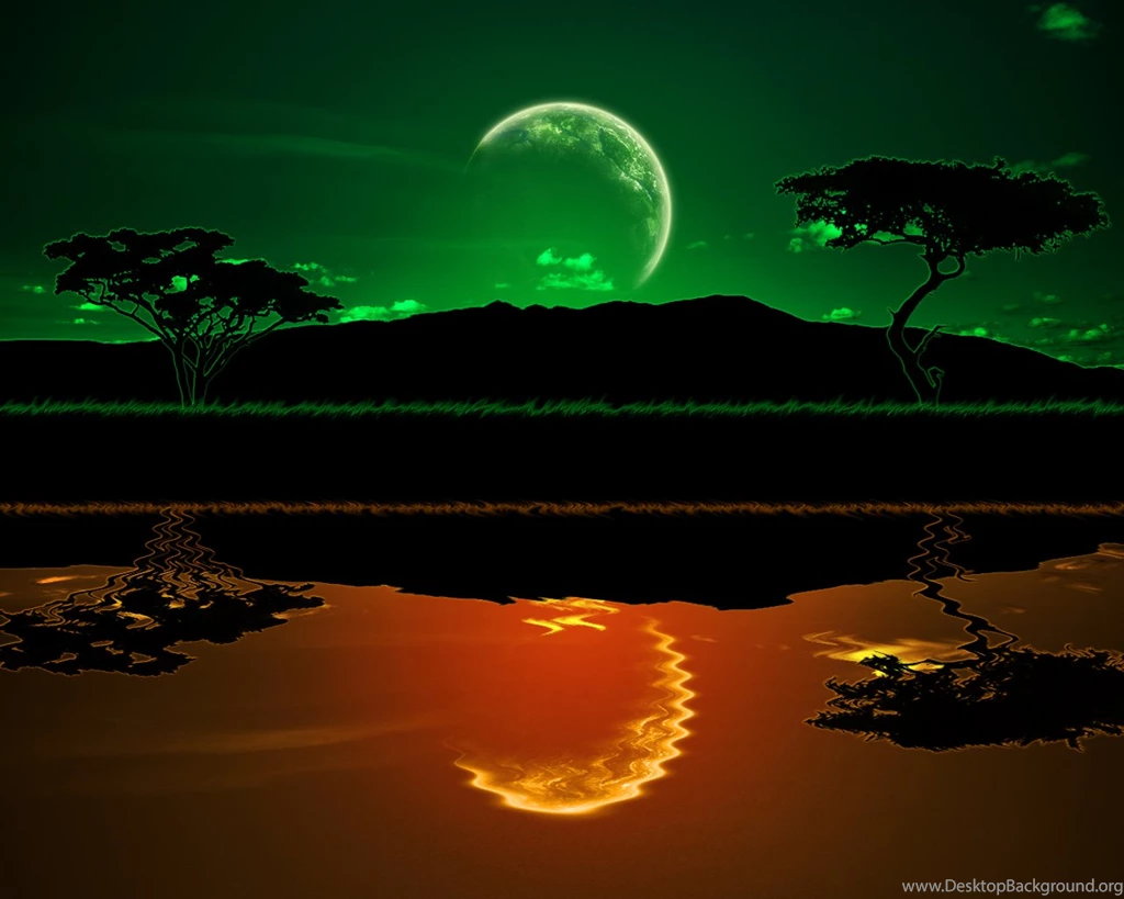 African Sunset Wallpapers