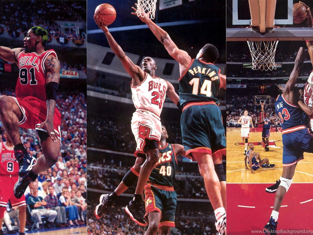 Wallpapers Chicago Bulls Michael Jordan Dennis Rodman Scottie ...