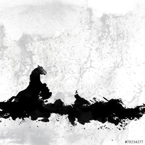 Dollar Photo Club Illustration Abstract Horse Backgrounds By ...