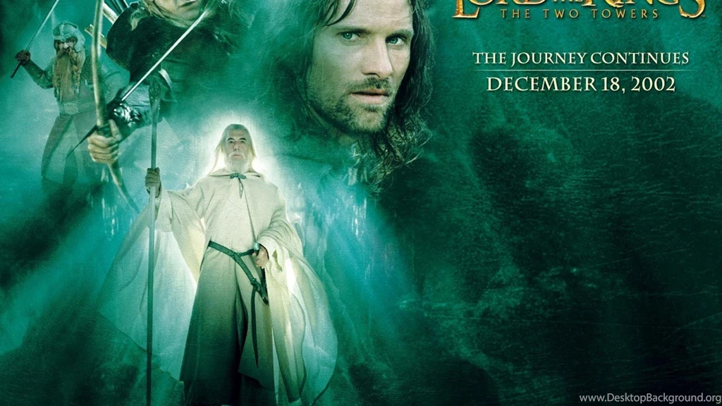 Of Rings Aragorn Gimli Legolas Two Towers Wallpapers