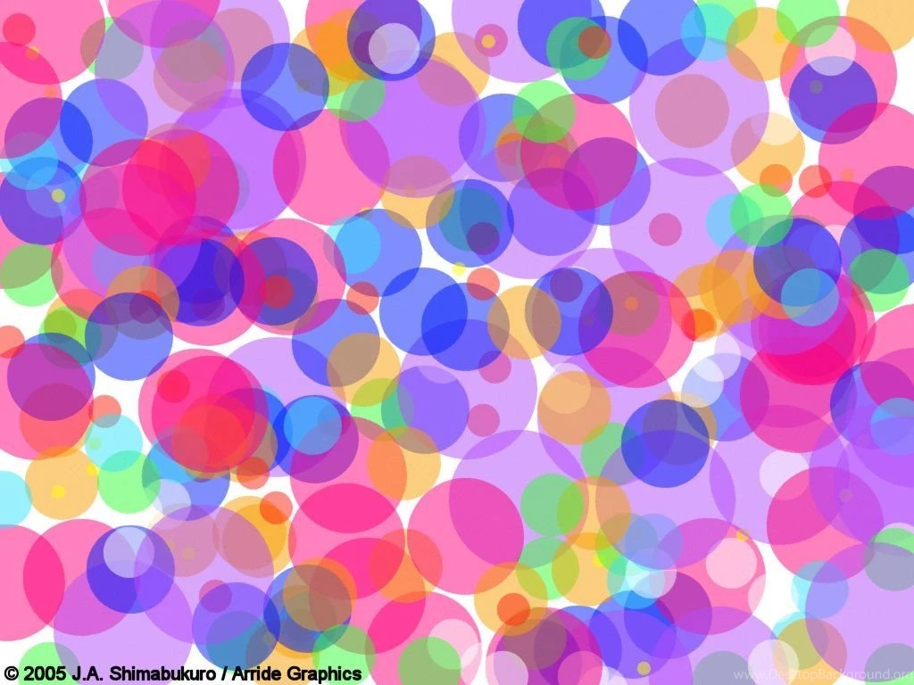 Arride Graphics: Wild Colored Bubbles Desktop Wallpapers 1024x768