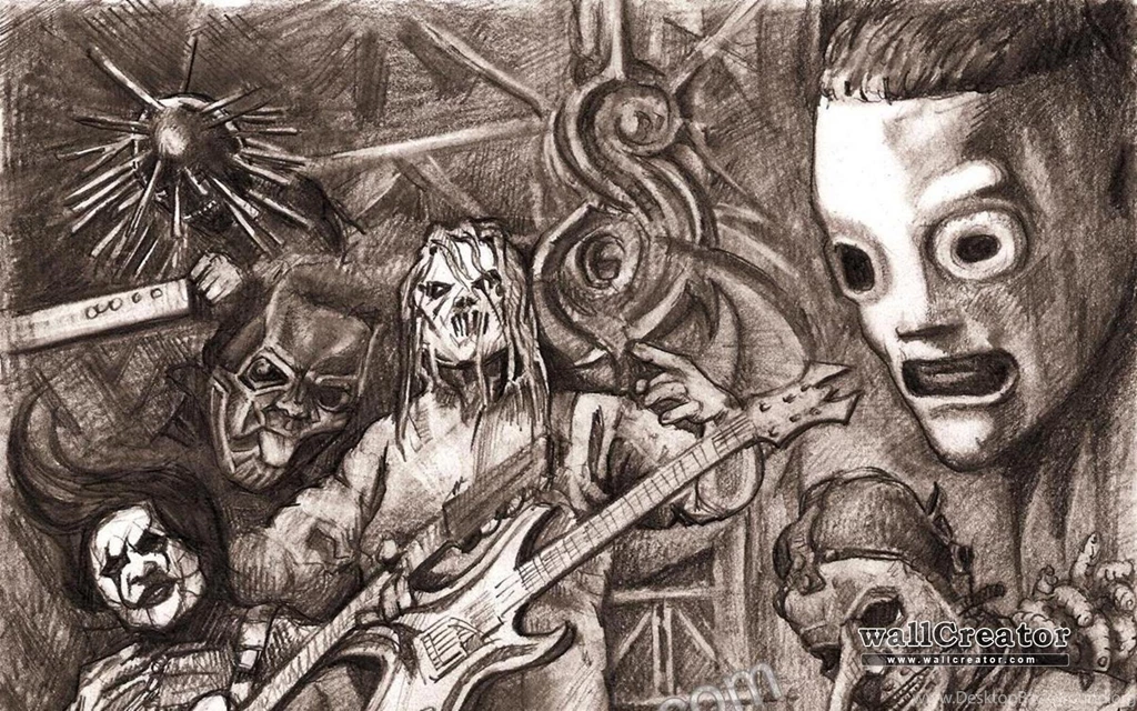 Slipknot Drawing 1680 / 1050 Wallpapers