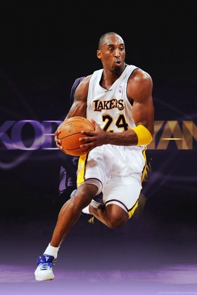 Kobe Bryant Abstract 123mobileWallpapers.com