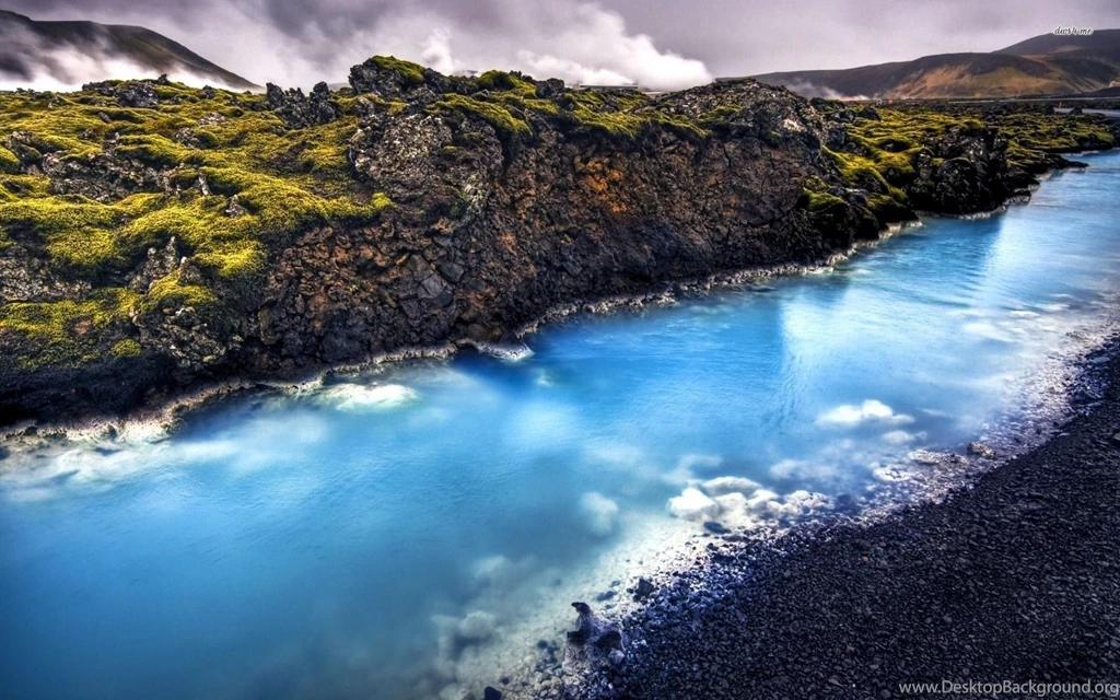 Blue Calcite Stream, Iceland Wallpapers Nature Wallpapers