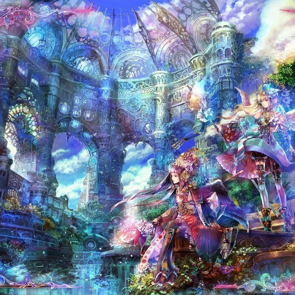 Anime Scenery iPad 1 & 2 Wallpapers