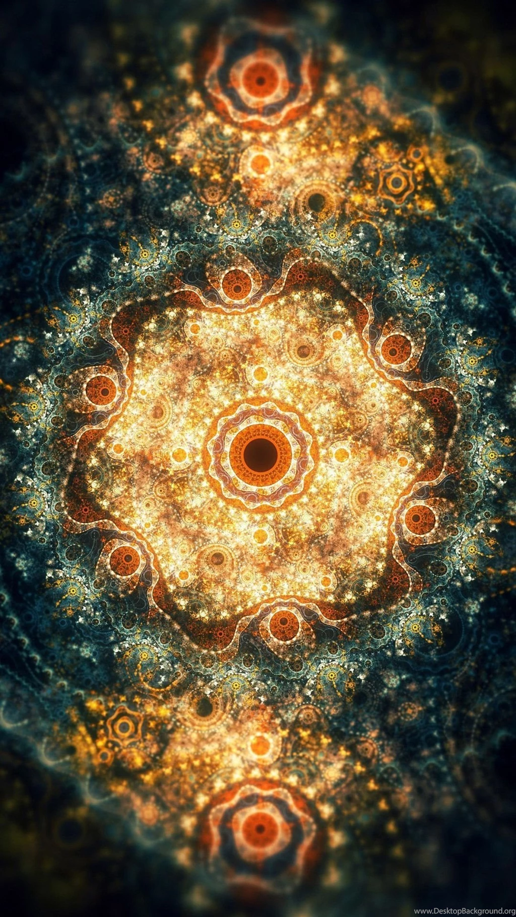 Abstract Fractal Domes iPhone 6s Wallpapers HD