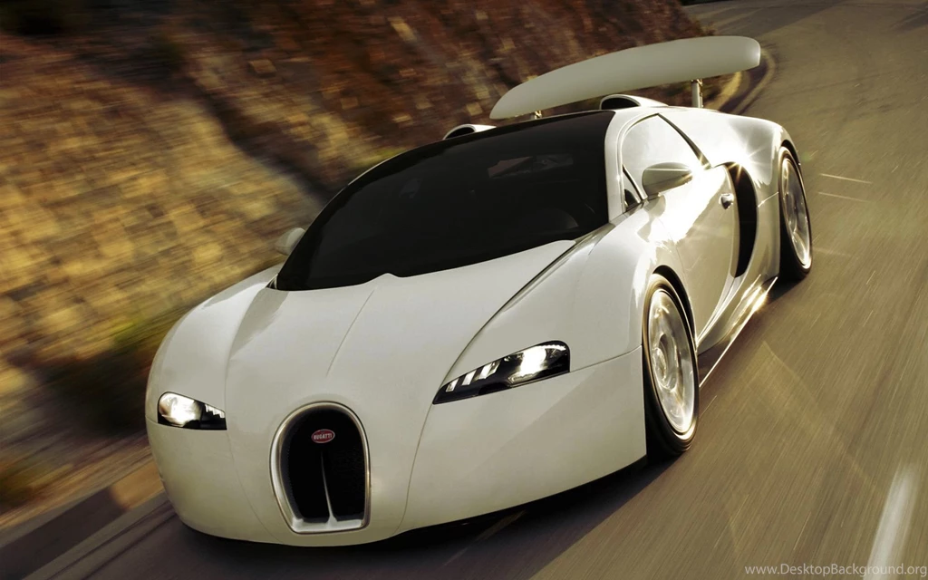 White Bugatti Veyron Wallpapers