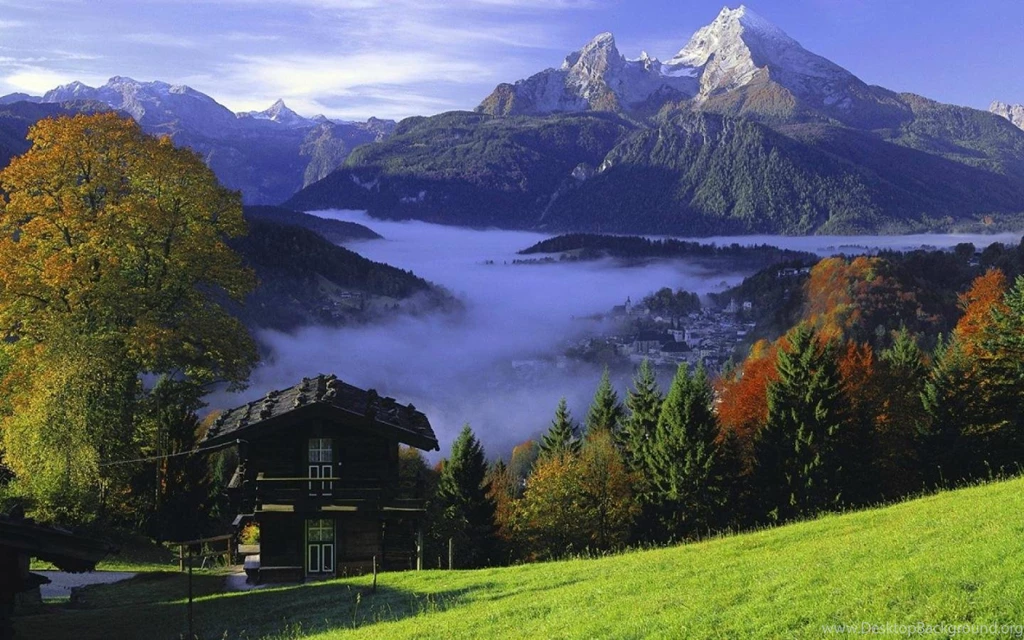Mountain Valley Village Desktop Backgrounds 1440x900 For 17 inch ...