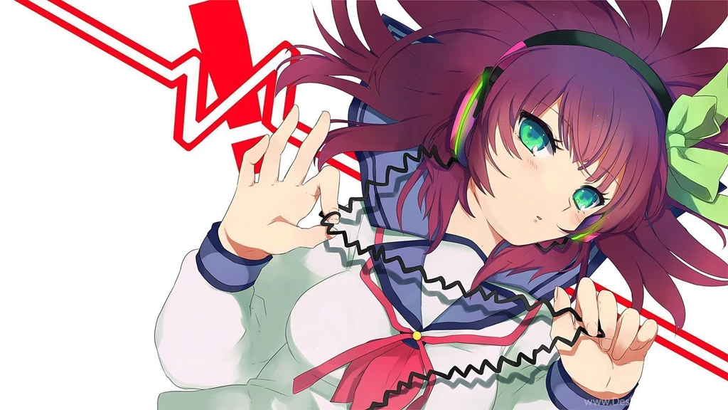 Yuri Nakamura Listening To Music   Angel Beats! Desktop Wallpapers ...