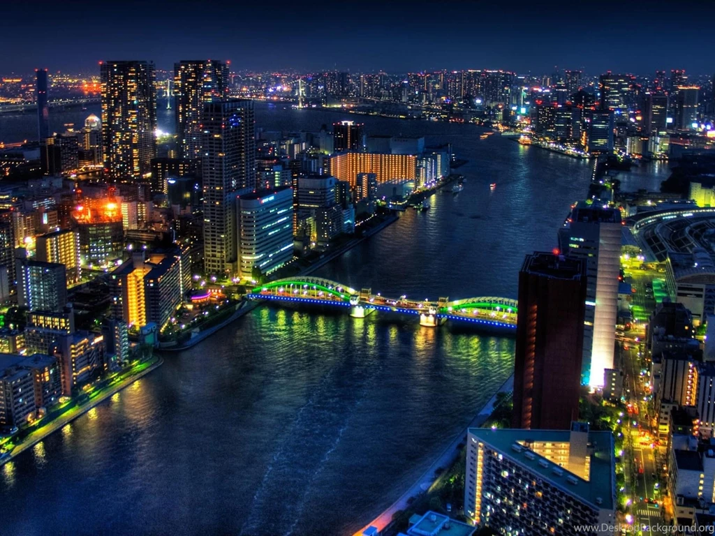 Japan Tokyo Night Citylights Cities Wallpapers