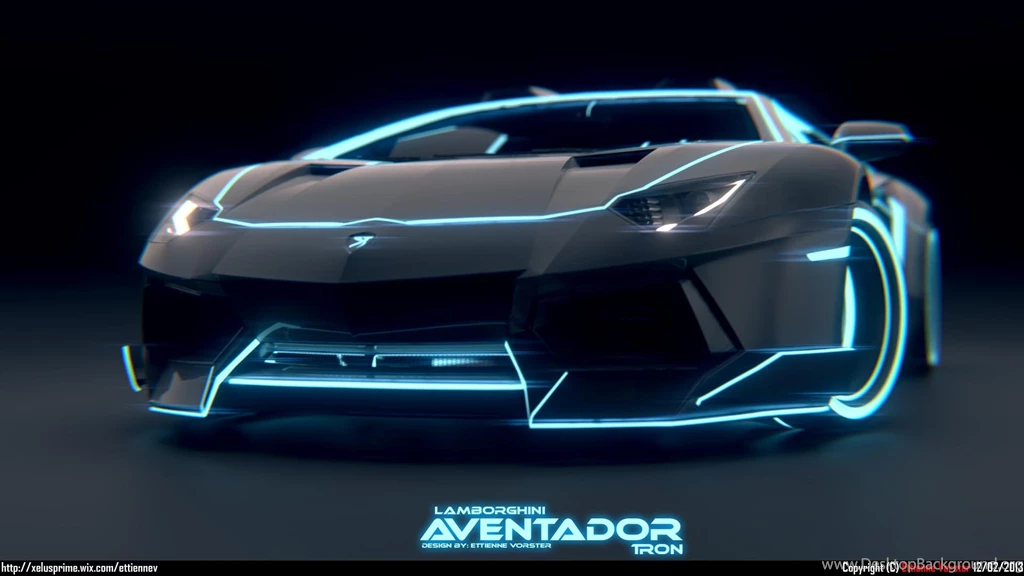 Tron Lamborghini Aventador Wallpapers   Image