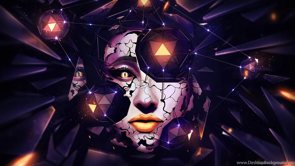 Download 1920x1080 Triforce Surreal Art Wallpapers