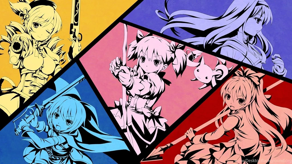 Mahou Shoujo Madoka Magica Miki Sayaka Sakura Kyouko Tomoe Mami ...