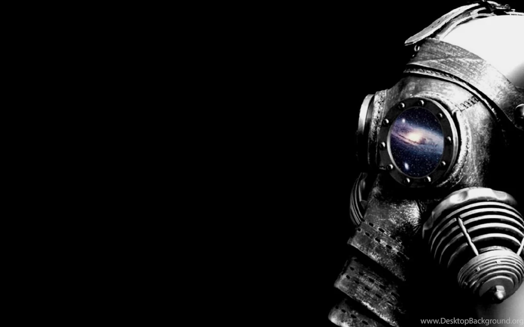 Cool Skull With Gas Mask Wallpapers