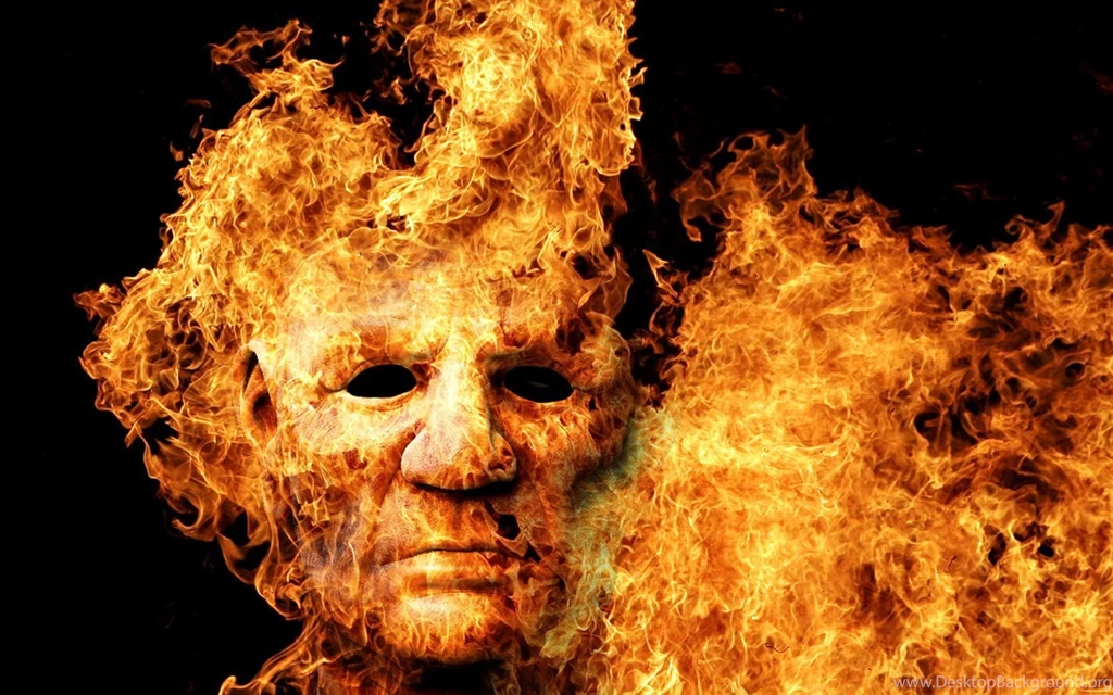 Fire Mask Computer Wallpapers, Desktop Backgrounds
