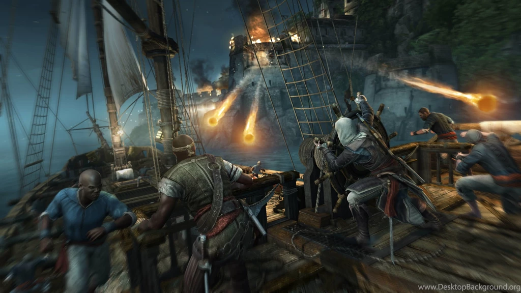 ASSASSINS CREED BLACK FLAG Fantasy Fighting Action Stealth ...