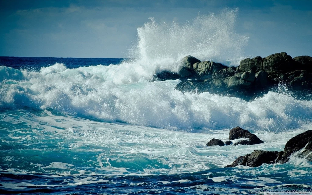 Scenic Crashing Backgrounds Waves Ocean Wallpapers Your Top HD ...