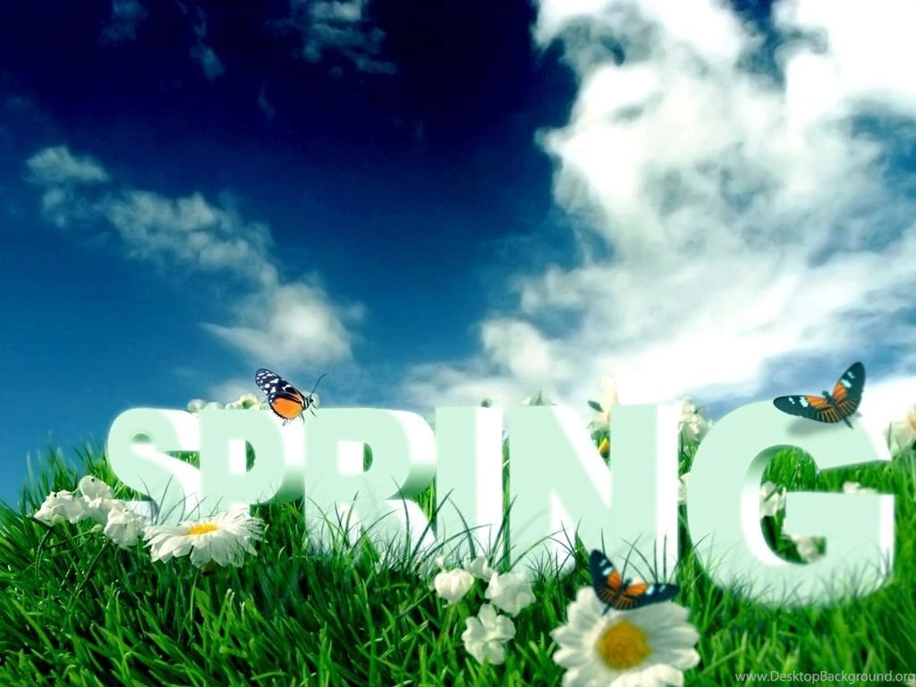 3D Spring Wallpapers Flower And Butterflies Photos Of Selecting The ...