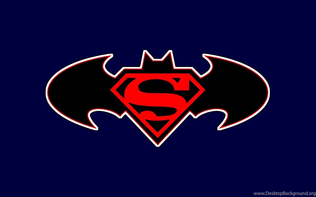 Superman And Batman Logo Wallpapers
