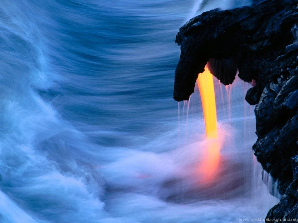 Wallpapers Sfondi Per Il Tuo Desktop Lava Flowing From Kilauea ...