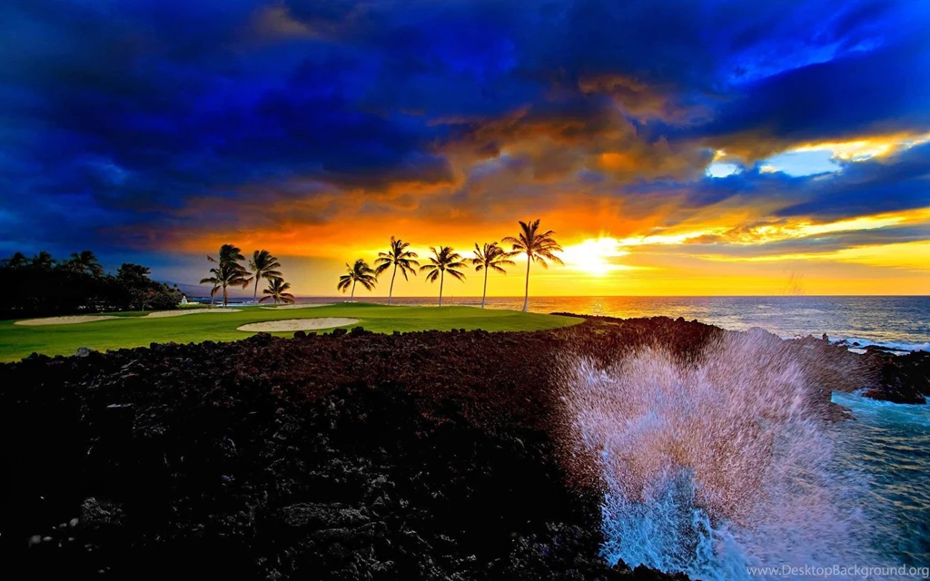 Hawaii Sunset Wallpaper Images