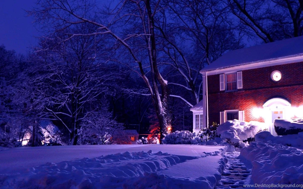 Snowy Night Wallpapers