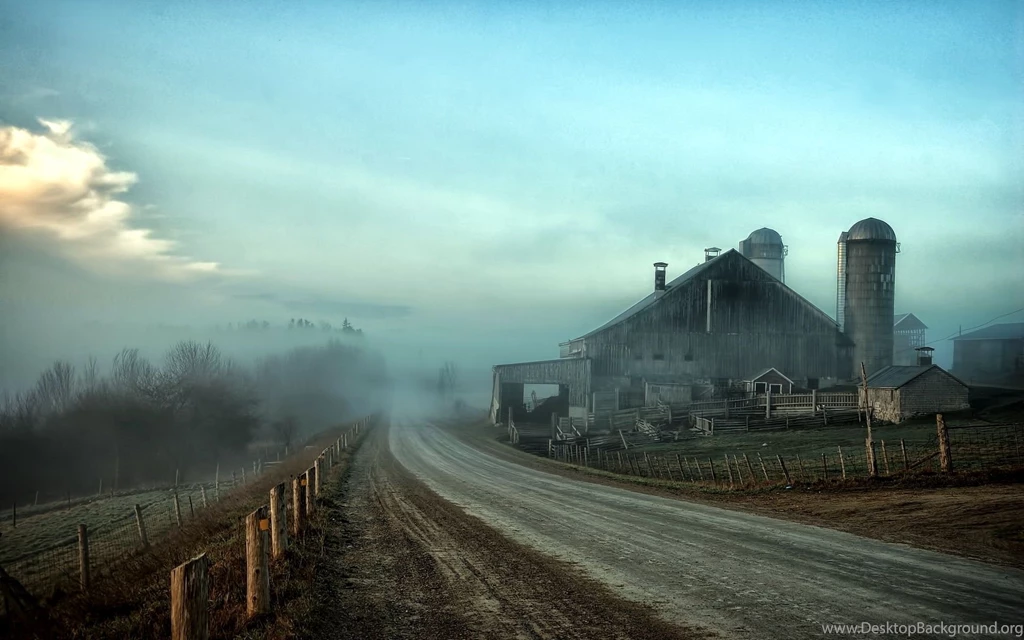 Foggy Farmstead Wallpapers