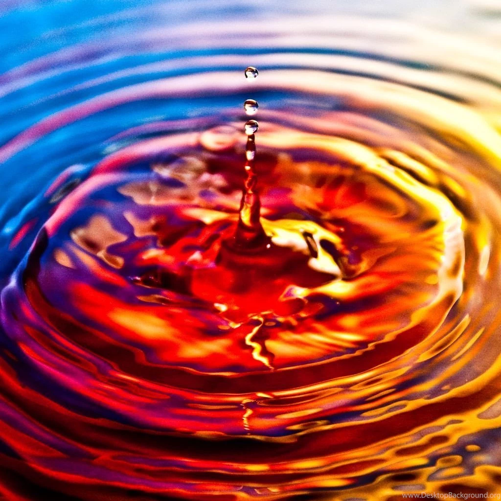 Nice Colorful Water Drops Wallpapers